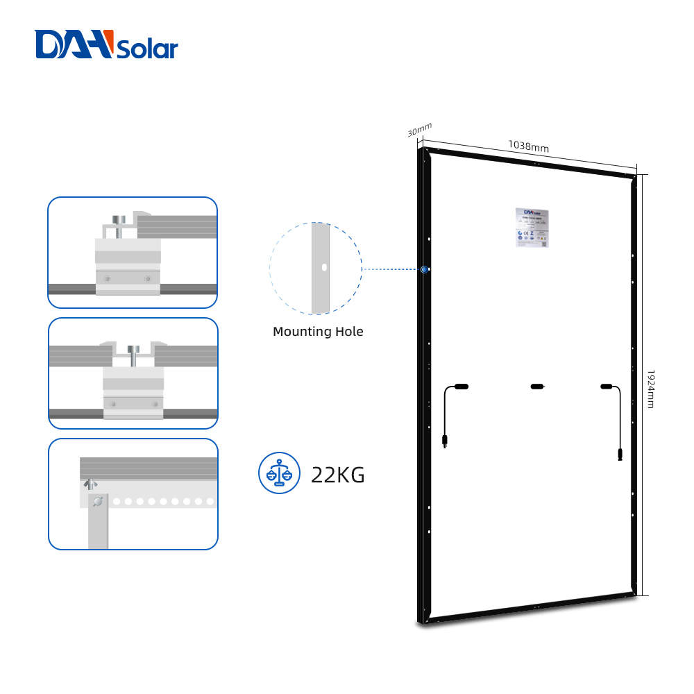 DAH Solar - DHM-66L9 FS(BB) 410W